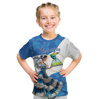 Felices Fiestas Patrias Nicaragua Kid T Shirt Bailes Nicaraguan Girl - Wonder Print Shop