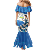 Felices Fiestas Patrias Nicaragua Mermaid Dress Bailes Nicaraguan Girl - Wonder Print Shop