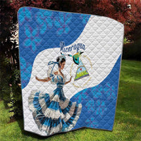 Felices Fiestas Patrias Nicaragua Quilt Bailes Nicaraguan Girl - Wonder Print Shop