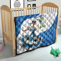 Felices Fiestas Patrias Nicaragua Quilt Bailes Nicaraguan Girl - Wonder Print Shop
