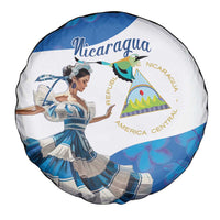 Felices Fiestas Patrias Nicaragua Spare Tire Cover Bailes Nicaraguan Girl - Wonder Print Shop