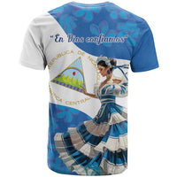 Felices Fiestas Patrias Nicaragua T Shirt Bailes Nicaraguan Girl - Wonder Print Shop