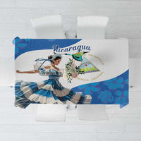 Felices Fiestas Patrias Nicaragua Tablecloth Bailes Nicaraguan Girl - Wonder Print Shop