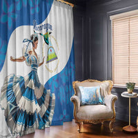 Felices Fiestas Patrias Nicaragua Window Curtain Bailes Nicaraguan Girl - Wonder Print Shop