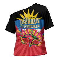 Antigua Carnival Cross Shoulder Shirt Greatest Summer Festival Of Caribbean - Wonder Print Shop