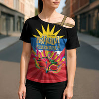 Antigua Carnival Cross Shoulder Shirt Greatest Summer Festival Of Caribbean - Wonder Print Shop