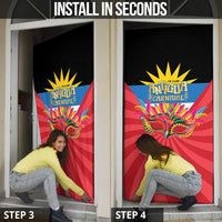 Antigua Carnival Door Cover Greatest Summer Festival Of Caribbean - Wonder Print Shop