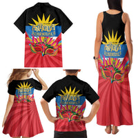 Antigua Carnival Family Matching Tank Maxi Dress and Hawaiian Shirt Greatest Summer Festival Of Caribbean LT14