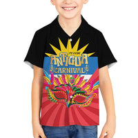 Antigua Carnival Family Matching Tank Maxi Dress and Hawaiian Shirt Greatest Summer Festival Of Caribbean LT14