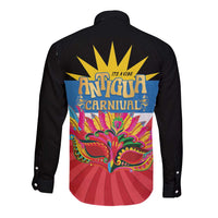Antigua Carnival Long Sleeve Button Shirt Greatest Summer Festival Of Caribbean LT14