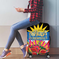 Antigua Carnival Luggage Cover Greatest Summer Festival Of Caribbean - Wonder Print Shop