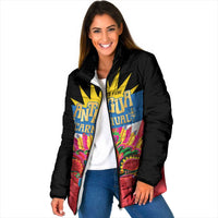 Antigua Carnival Padded Jacket Greatest Summer Festival Of Caribbean - Wonder Print Shop