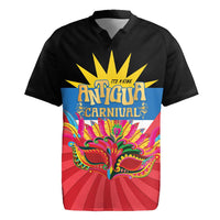 Antigua Carnival Rugby Jersey Greatest Summer Festival Of Caribbean LT14