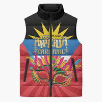 Antigua Carnival Sleeveless Puffer Jacket Greatest Summer Festival Of Caribbean - Wonder Print Shop