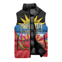 Antigua Carnival Sleeveless Puffer Jacket Greatest Summer Festival Of Caribbean - Wonder Print Shop