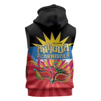 Antigua Carnival Sleeveless Zip Hoodie Greatest Summer Festival Of Caribbean - Wonder Print Shop