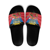 Antigua Carnival Slide Sandals Greatest Summer Festival Of Caribbean - Wonder Print Shop