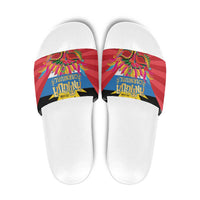 Antigua Carnival Slide Sandals Greatest Summer Festival Of Caribbean - Wonder Print Shop