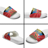 Antigua Carnival Slide Sandals Greatest Summer Festival Of Caribbean - Wonder Print Shop