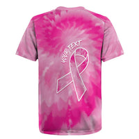 Personalized Breast Cancer Awareness Rugby Jersey Think Pink Tie Dye Ribbon - Wonder Print Shop