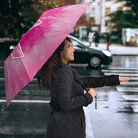 Breast Cancer Awareness Umbrella Think Pink Tie Dye Ribbon - Wonder Print Shop