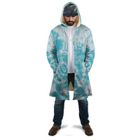 Teal Ribbon Cervical Cancer Awareness Cloak Not Going Down Without A Fight Tie Dye - Wonder Print Shop