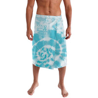 Teal Ribbon Cervical Cancer Awareness Lavalava Not Going Down Without A Fight Tie Dye - Wonder Print Shop