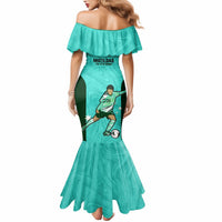 Australia Soccer Mermaid Dress Sam Kerr Matildas Proud 2023 World Cup Turquoise - Wonder Print Shop