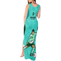 Australia Soccer Tank Maxi Dress Sam Kerr Matildas Proud 2023 World Cup Turquoise - Wonder Print Shop