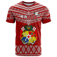 Tonga Rugby T Shirt 2023 World Cup Tongan Kupesi Ngatu Pattern - Wonder Print Shop