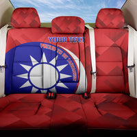 Personalised Taiwan Badminton Back Car Seat Cover 2024 Taiwanese Proud Dynamic Style - Wonder Print Shop