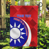 Personalised Taiwan Badminton Garden Flag 2024 Taiwanese Proud Dynamic Style - Wonder Print Shop