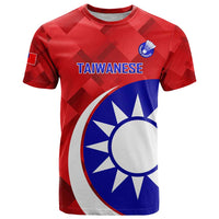 Personalised Taiwan Badminton T Shirt 2024 Taiwanese Proud Dynamic Style - Wonder Print Shop