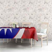 Personalised Taiwan Badminton Tablecloth 2024 Taiwanese Proud Dynamic Style - Wonder Print Shop