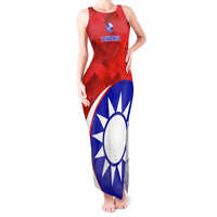 Personalised Taiwan Badminton Tank Maxi Dress 2024 Taiwanese Proud Dynamic Style - Wonder Print Shop