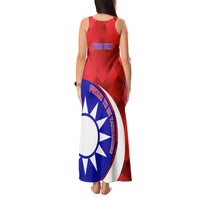 Personalised Taiwan Badminton Tank Maxi Dress 2024 Taiwanese Proud Dynamic Style - Wonder Print Shop