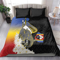 Eswatini Independence Day Bedding Set Swaziland Nguni Shield African Pattern - Wonder Print Shop