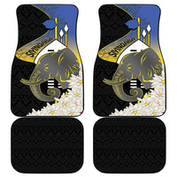 Eswatini Independence Day Car Mats Swaziland Nguni Shield African Pattern - Wonder Print Shop
