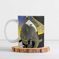 Eswatini Independence Day Ceramic Mug Swaziland Nguni Shield African Pattern - Wonder Print Shop
