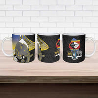 Eswatini Independence Day Ceramic Mug Swaziland Nguni Shield African Pattern - Wonder Print Shop