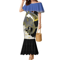 Eswatini Independence Day Family Matching Mermaid Dress and Hawaiian Shirt Swaziland Nguni Shield African Pattern - Wonder Print Shop