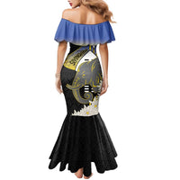 Eswatini Independence Day Family Matching Mermaid Dress and Hawaiian Shirt Swaziland Nguni Shield African Pattern - Wonder Print Shop