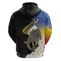 Eswatini Independence Day Hoodie Swaziland Nguni Shield African Pattern - Wonder Print Shop