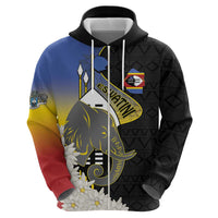 Eswatini Independence Day Hoodie Swaziland Nguni Shield African Pattern - Wonder Print Shop
