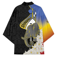 Eswatini Independence Day Kimono Swaziland Nguni Shield African Pattern - Wonder Print Shop