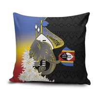 Eswatini Independence Day Pillow Cover Swaziland Nguni Shield African Pattern - Wonder Print Shop
