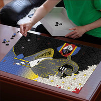 Eswatini Independence Day Puzzle Swaziland Nguni Shield African Pattern - Wonder Print Shop