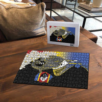 Eswatini Independence Day Puzzle Swaziland Nguni Shield African Pattern - Wonder Print Shop