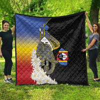 Eswatini Independence Day Quilt Swaziland Nguni Shield African Pattern - Wonder Print Shop