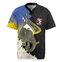 Eswatini Independence Day Rugby Jersey Swaziland Nguni Shield African Pattern - Wonder Print Shop